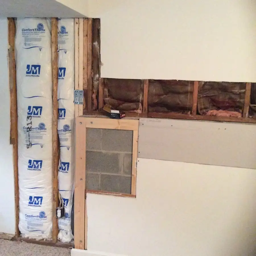 Wall insulation replacement during Structural Drying in St. Joseph